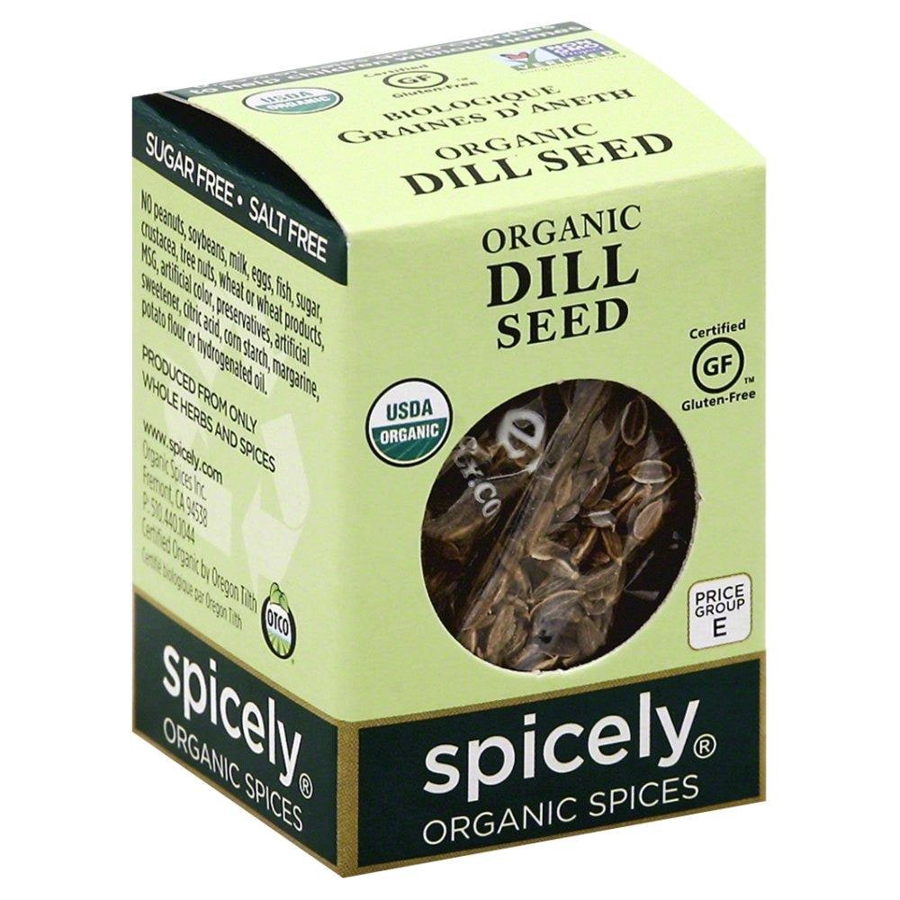 slide 1 of 4, Spicely Organic Spices Dill Seed 0.35 oz, 0.35 oz