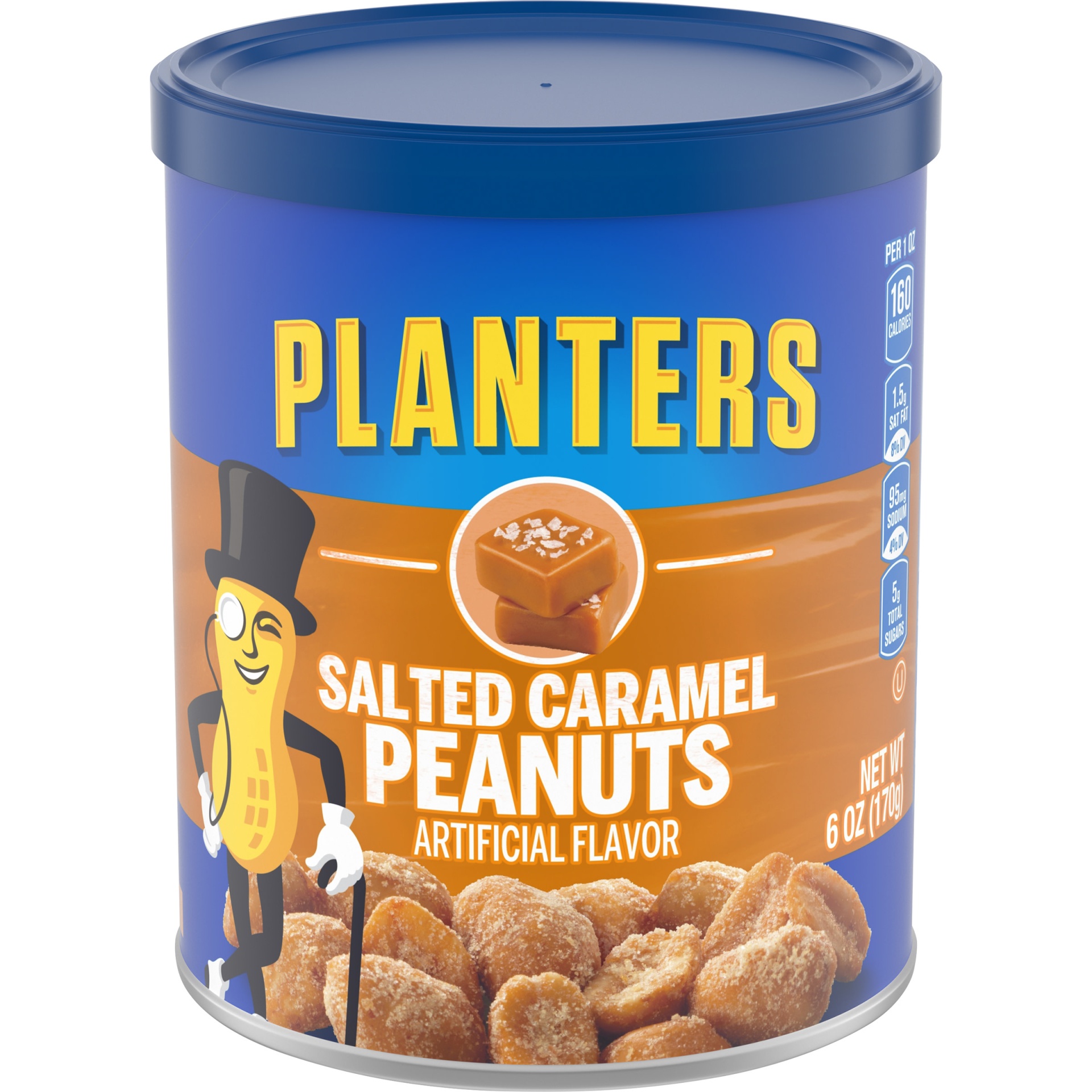 slide 1 of 2, Planters Salted Caramel Peanuts, 6 oz