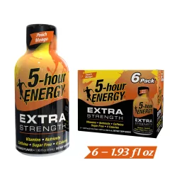 5-hour ENERGY Shots, Extra Strength, Peach Mango