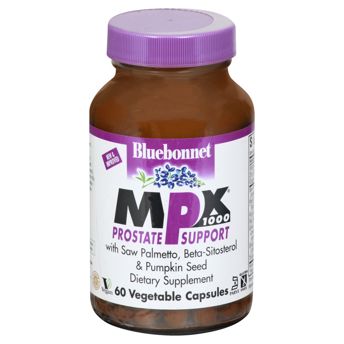 slide 1 of 12, Bluebonnet Nutrition Mpx 1000 Prostate Support, Vegetable Capsules, 60 ct