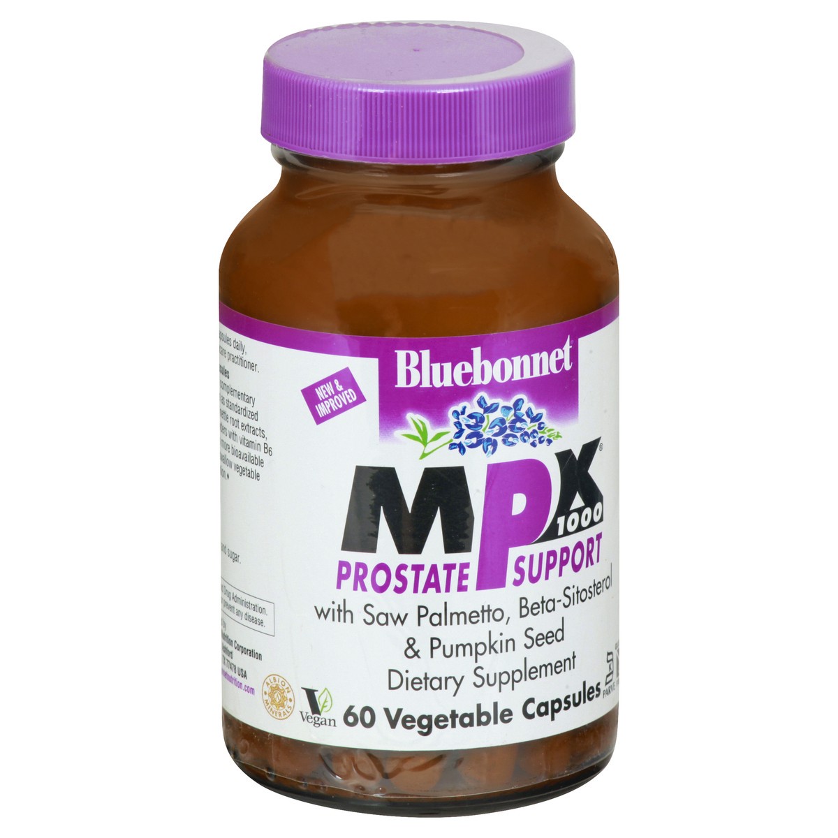 slide 5 of 12, Bluebonnet Nutrition Mpx 1000 Prostate Support, Vegetable Capsules, 60 ct