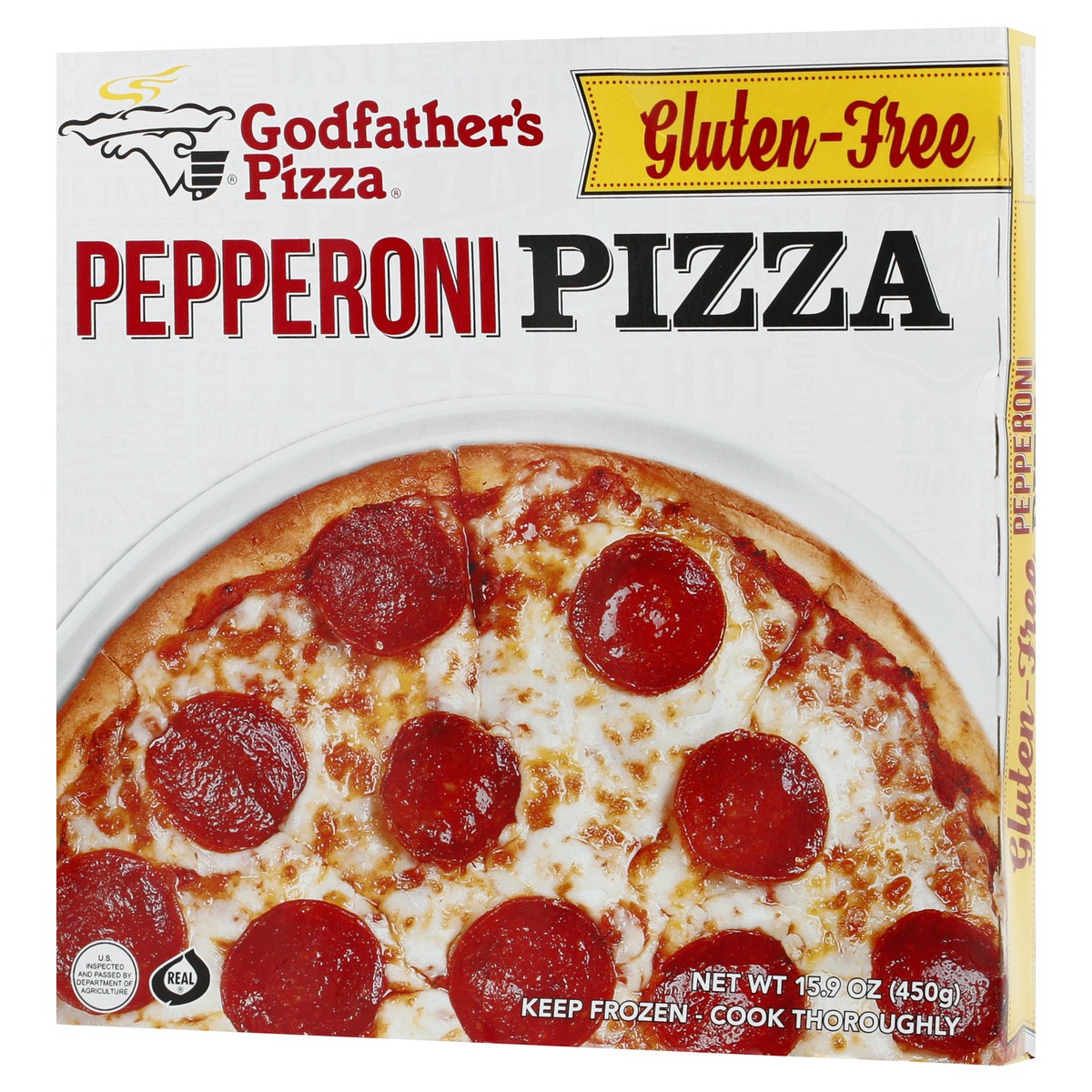 slide 3 of 13, Godfathers Pizza Gluten-Free Pepperoni Pizza 15.9 oz, 15.9 oz