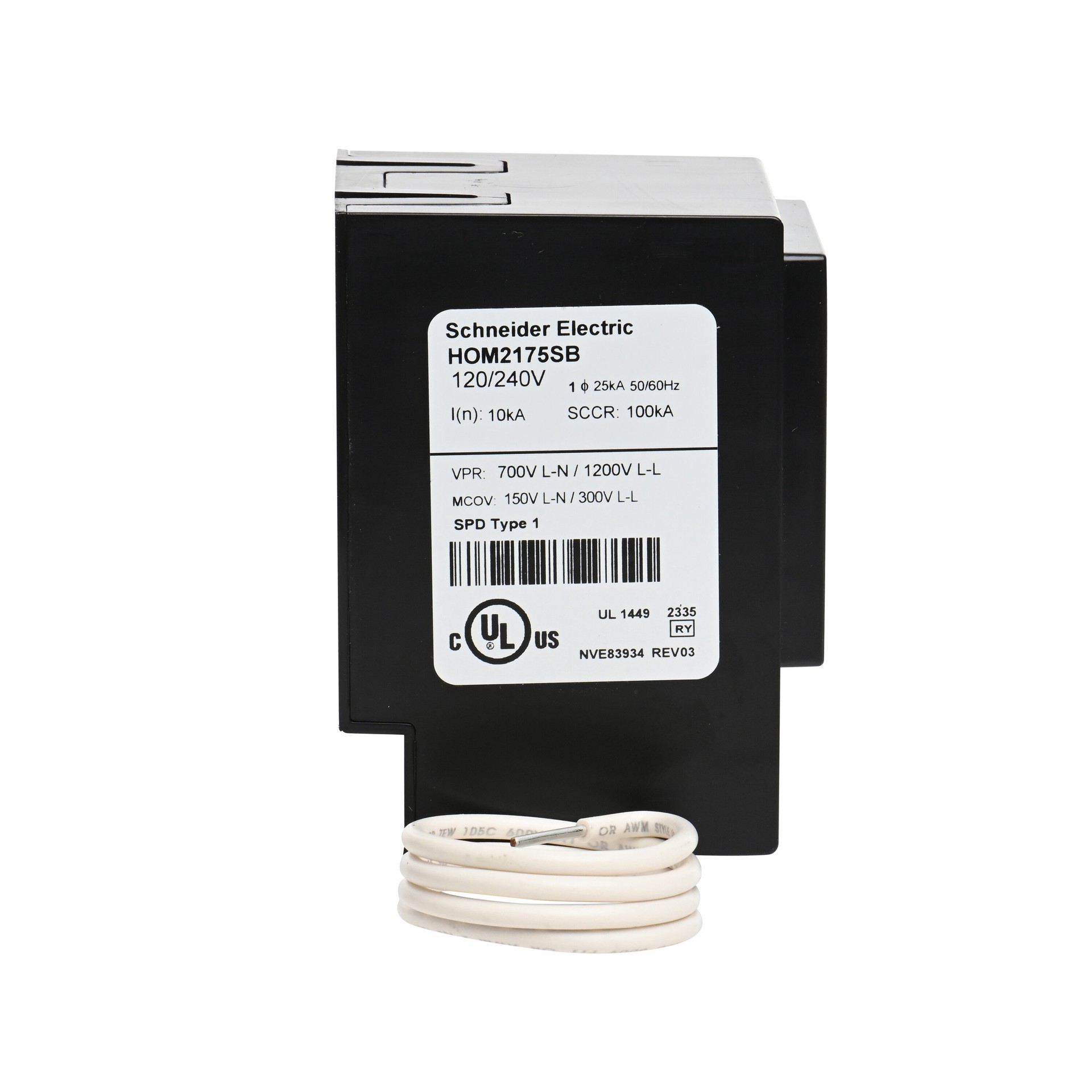 slide 6 of 6, Square D SurgeBreaker 25-kA Indoor Surge protective device, 1 ct
