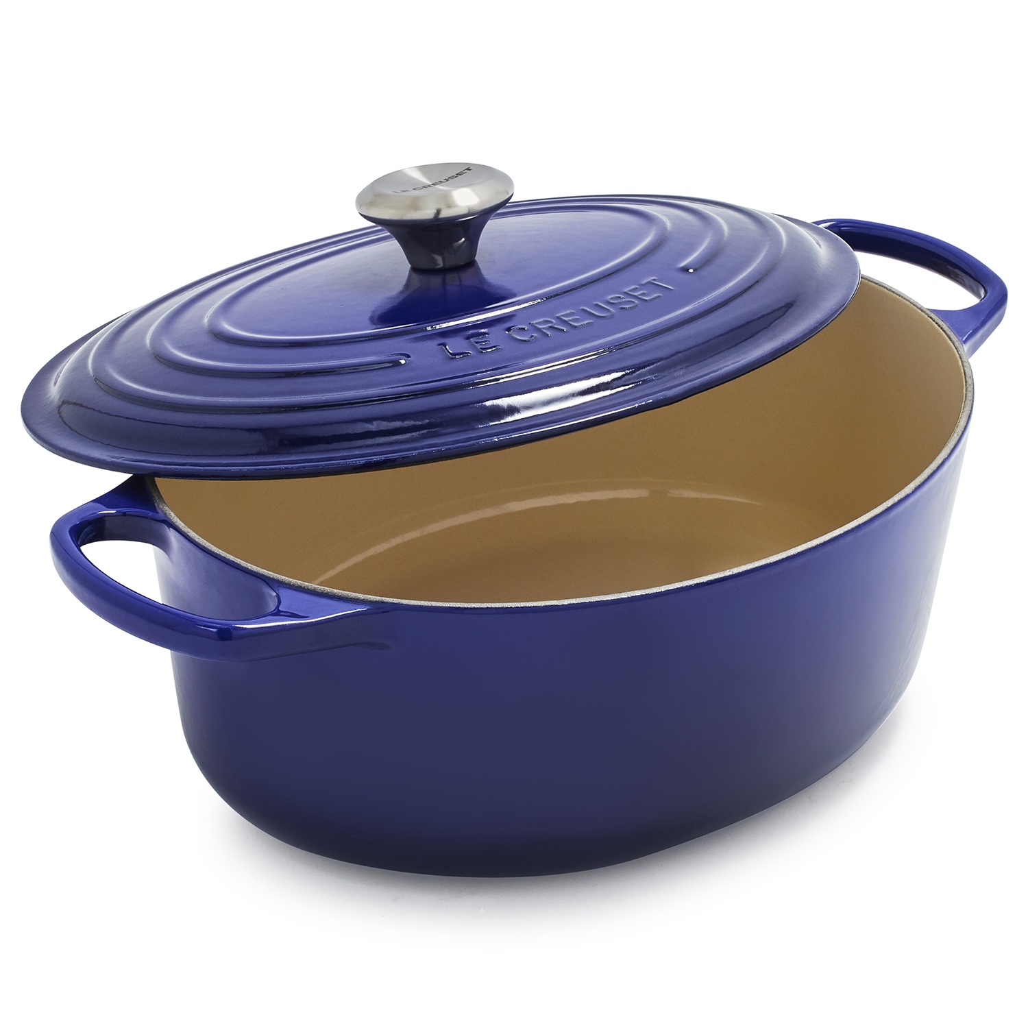 slide 1 of 1, Le Creuset Signature Oval Dutch Oven, 6.75 qt