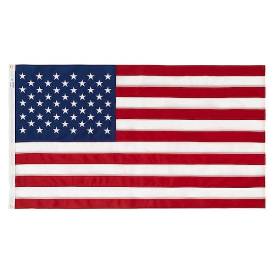 slide 1 of 2, Valley Forge Sewn Nylon United States Flag, 3 x 5 ft