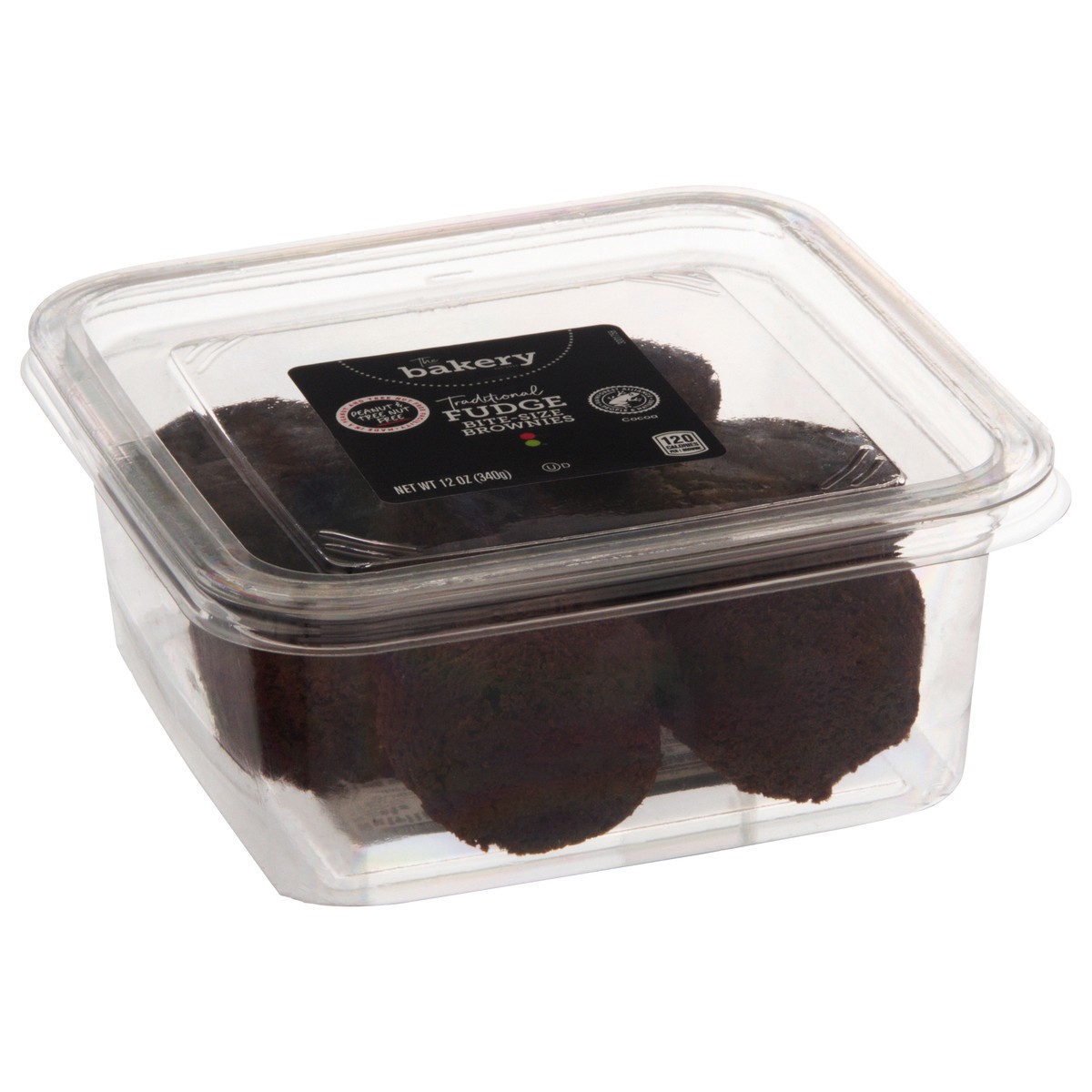 slide 2 of 4, Stop & Shop The Bakery Traditional Fudge Bite Size Brownies, 12 oz