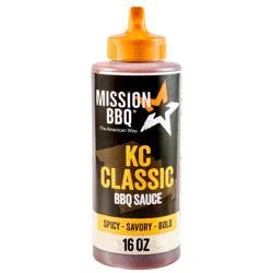 Mission BBQ KC Classic BBQ Sauce 16 oz