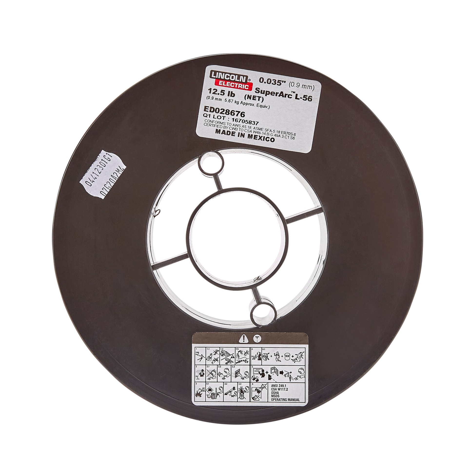 slide 3 of 6, Lincoln Electric 12.5-lb 0.035-in All positions MIG wire, 1 ct