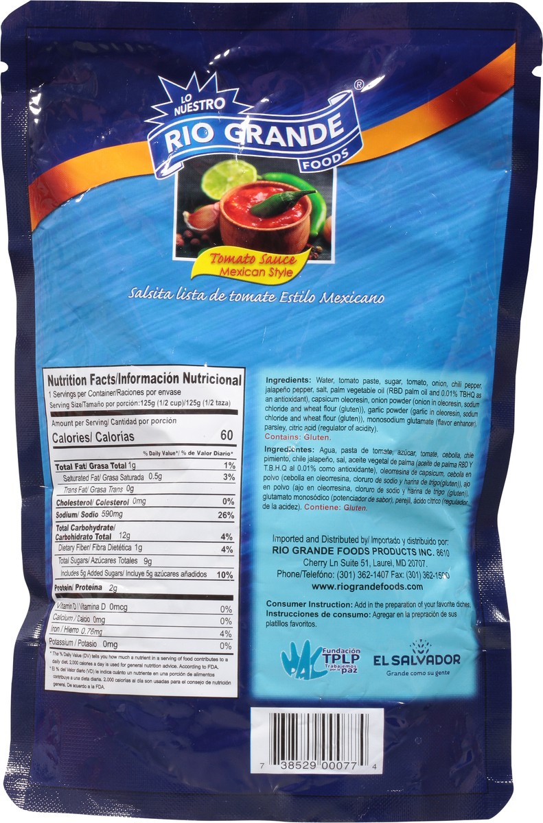 slide 8 of 9, Rio Grande Mexican Style Picante Spicy Tomato Sauce 8 oz, 8 oz