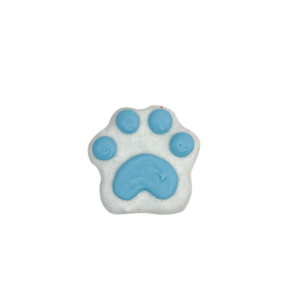 slide 1 of 1, Wufers Birthday Blue Paw, 1 ct