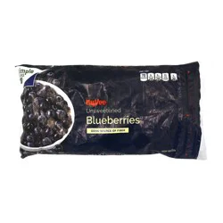 Hy-vee Freshly Frozen Unsweetened Blueberries