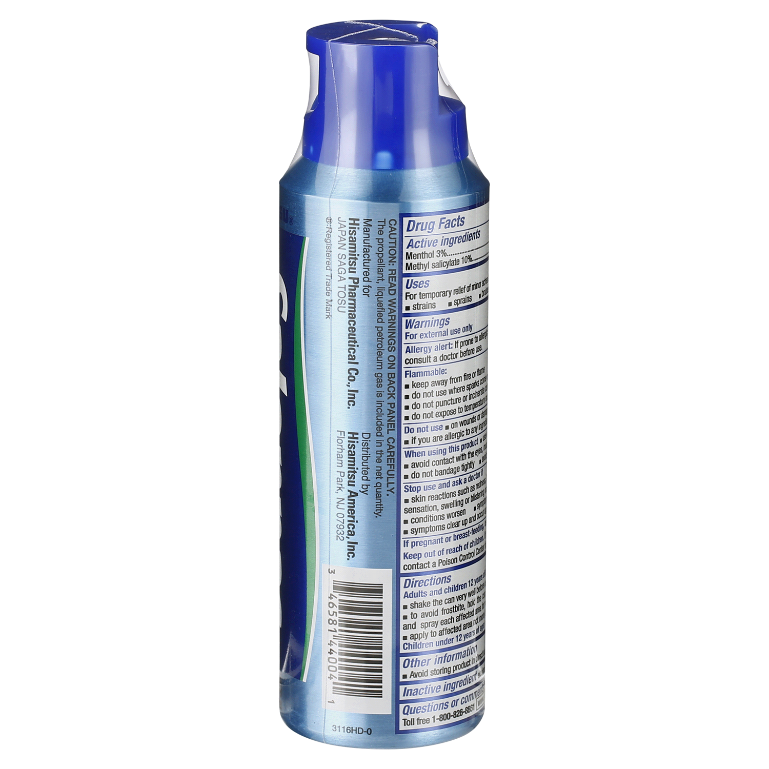 slide 3 of 3, Salonpas Pain Relieving Jet Spray, 4 fl oz