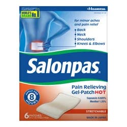 Salonpas Hot Pain Relief Gel Patch