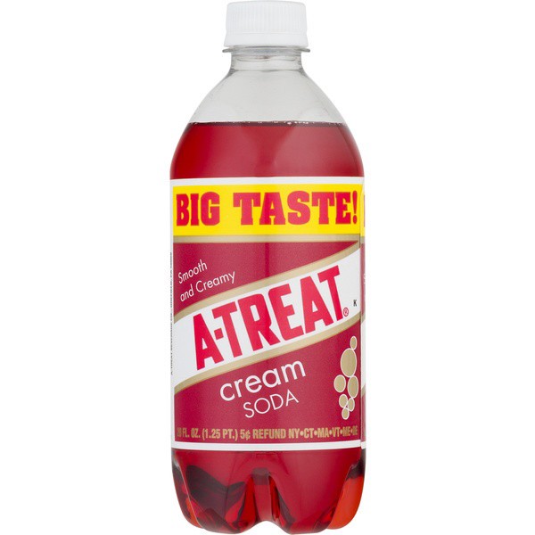 slide 1 of 1, A-Treat Cream Soda - 20 fl oz, 20 fl oz