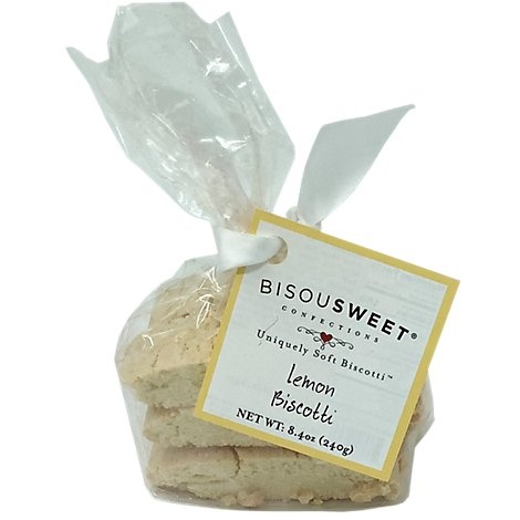 slide 1 of 1, Bisousweet Biscotti - Lemon, 9 oz