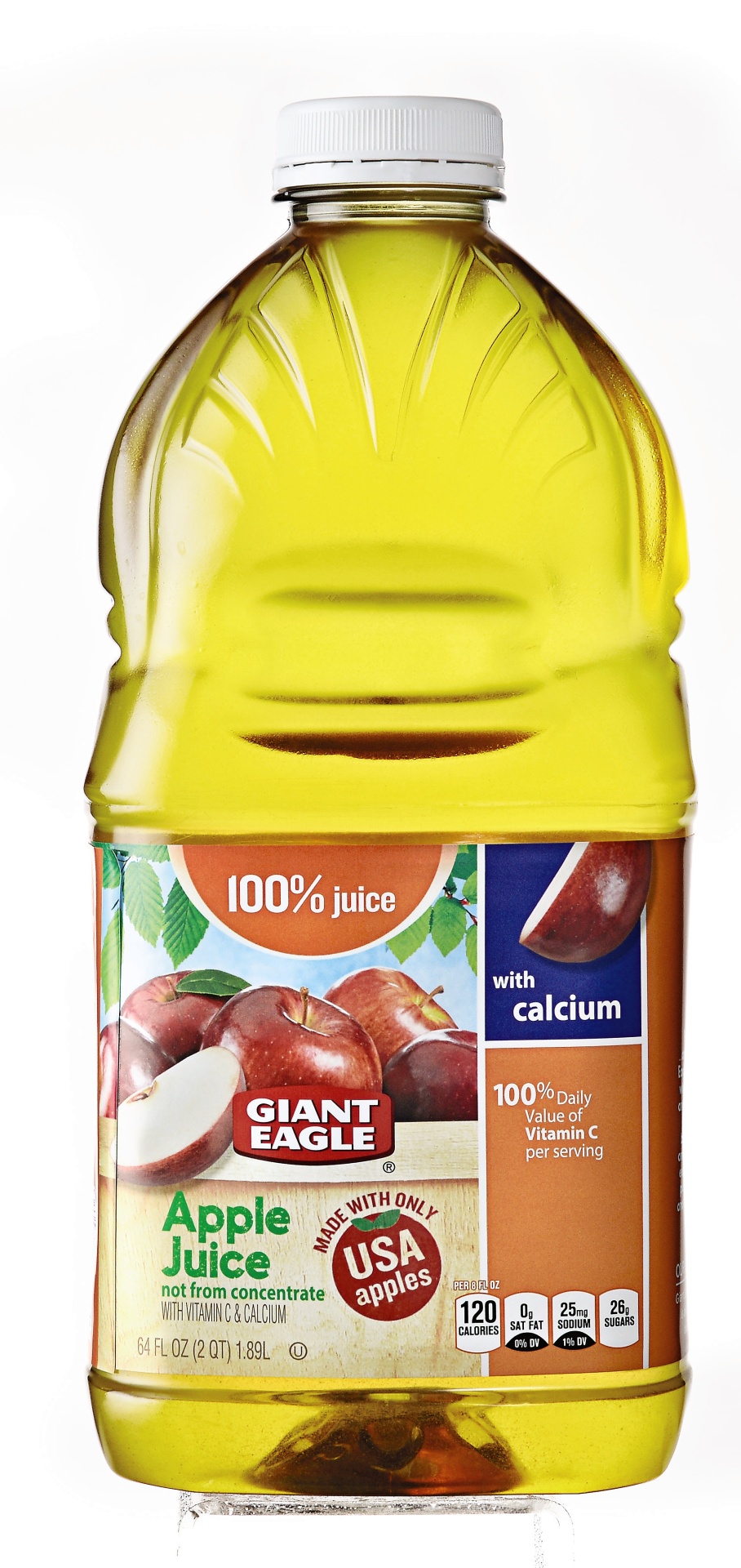 Great Value Organic Apple 100% Juice, 64 fl oz 