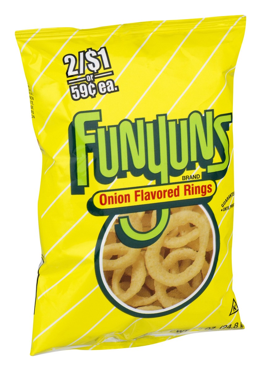 slide 2 of 9, Funyuns Onion Flavored Rings, 0.875 oz