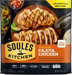 Soules Kitchen John Soules Foods Chicken Fajitas, 16 oz, Refrigerated