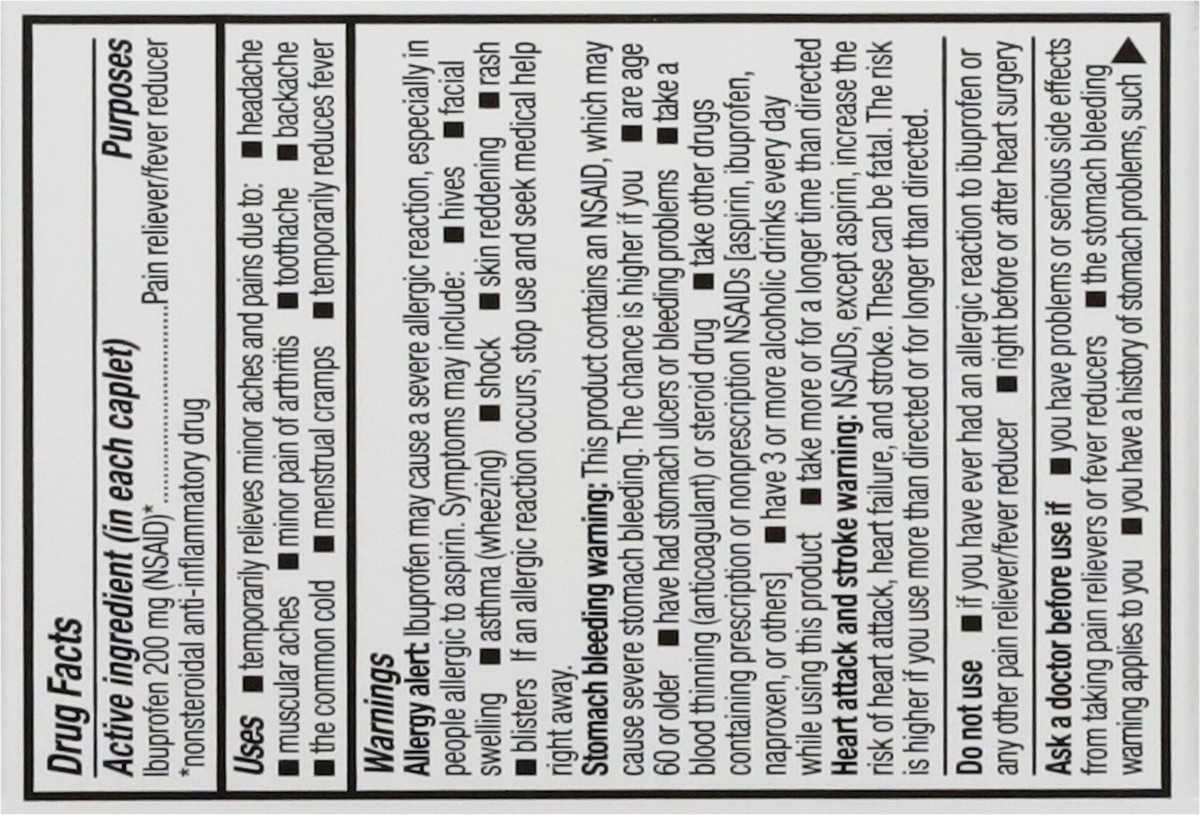 slide 4 of 9, Topcare Ibuprofen Caps, 50 ct