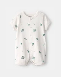 Carter's Baby Pickleball Short-Sleeve Romper - White, 9M