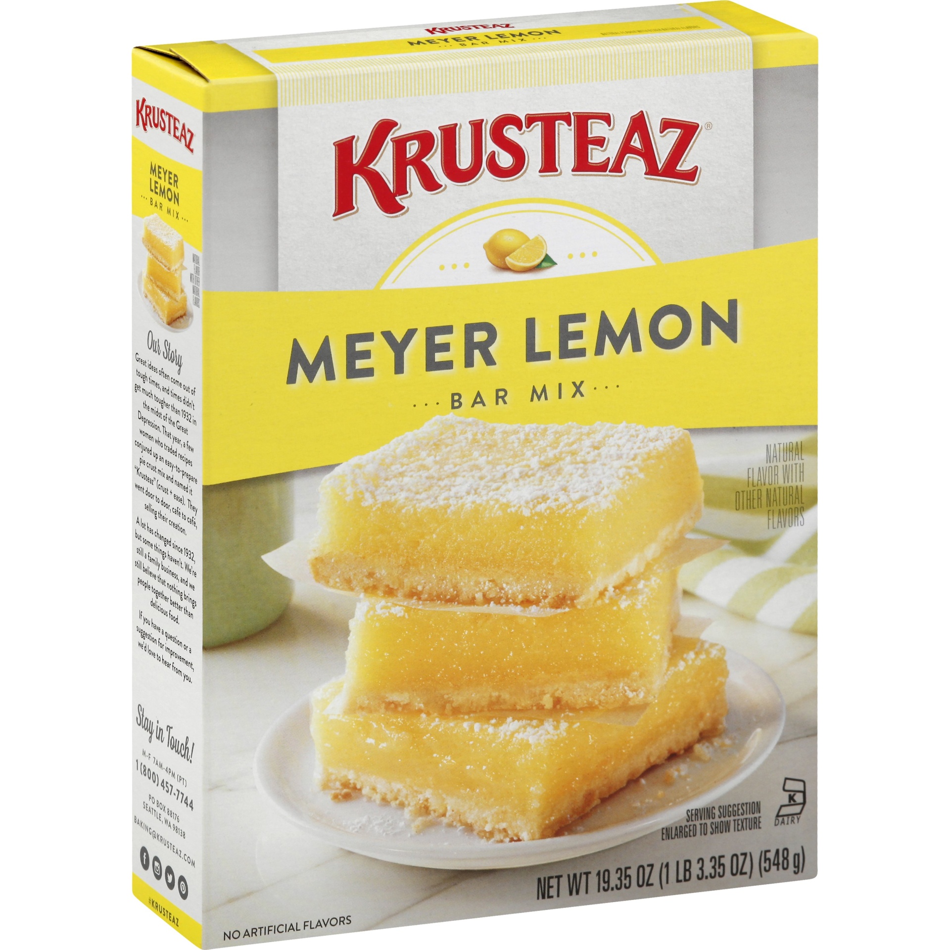Krusteaz Meyer Lemon Bar Mix 19.35 oz Shipt