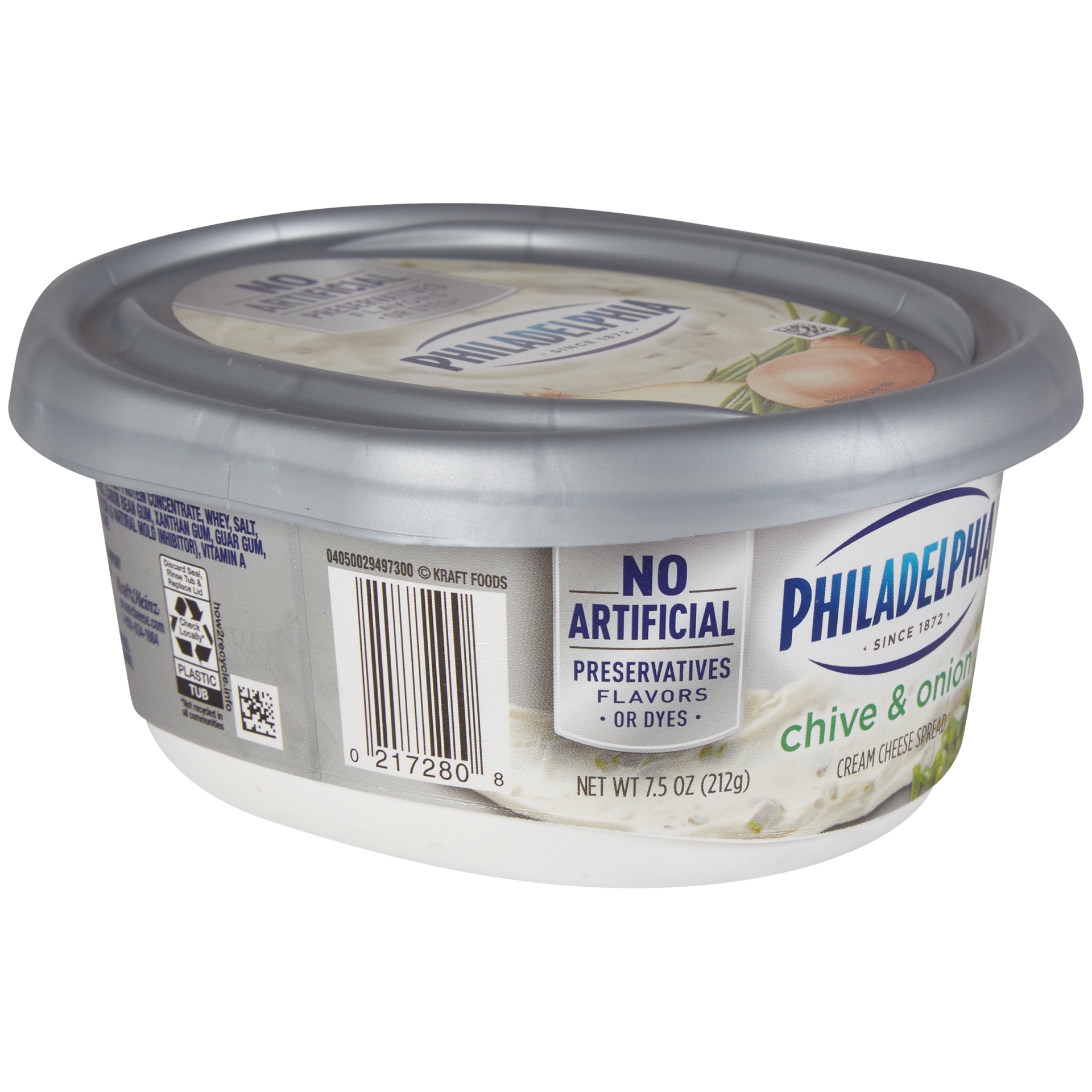 Philadelphia Chive & Onion Cream Cheese Spread 7.5 oz Shipt