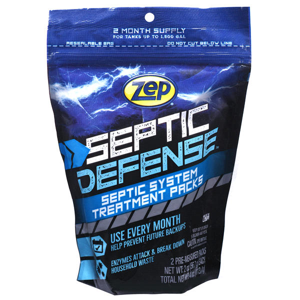 slide 1 of 1, ZEP Septi-Pak Septic Treatment, 2 ct