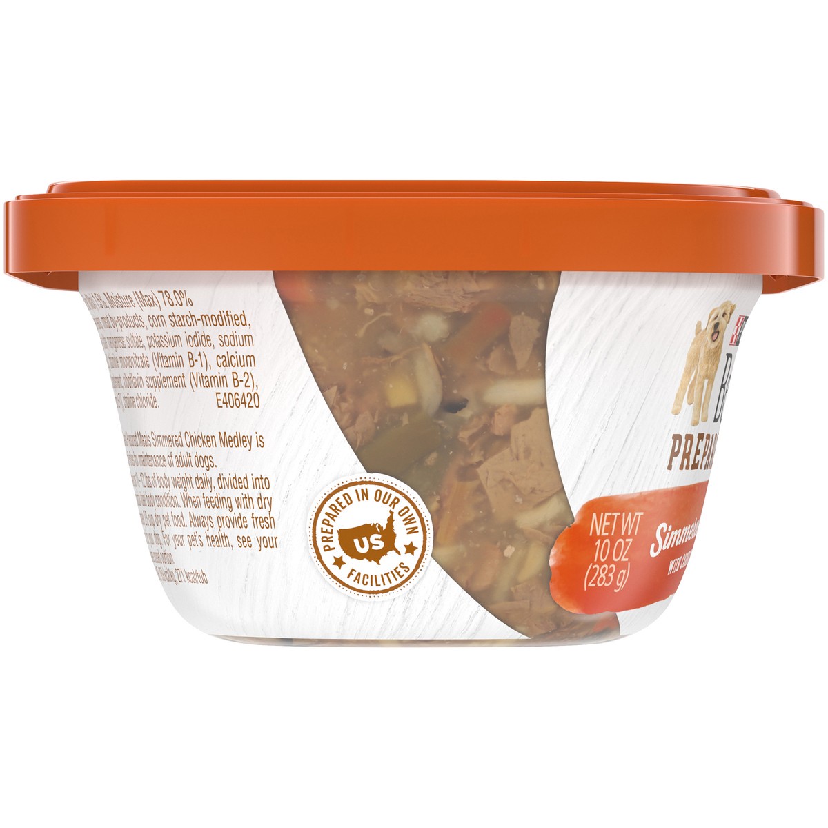 slide 8 of 9, Beneful Purina Beneful High Protein Wet Dog Food With Gravy, Prepared Meals Simmered Chicken Medley, 10 oz