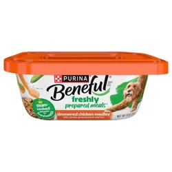Purina Beneful Dog Food Freshly Prepared Meals Simmered Chicken Medley with Carrots, Green Beans, and Wild Rice