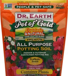 Dr. Earth Dr.earth Pot Of Gold All Purpose Potting Soil - 4 QT