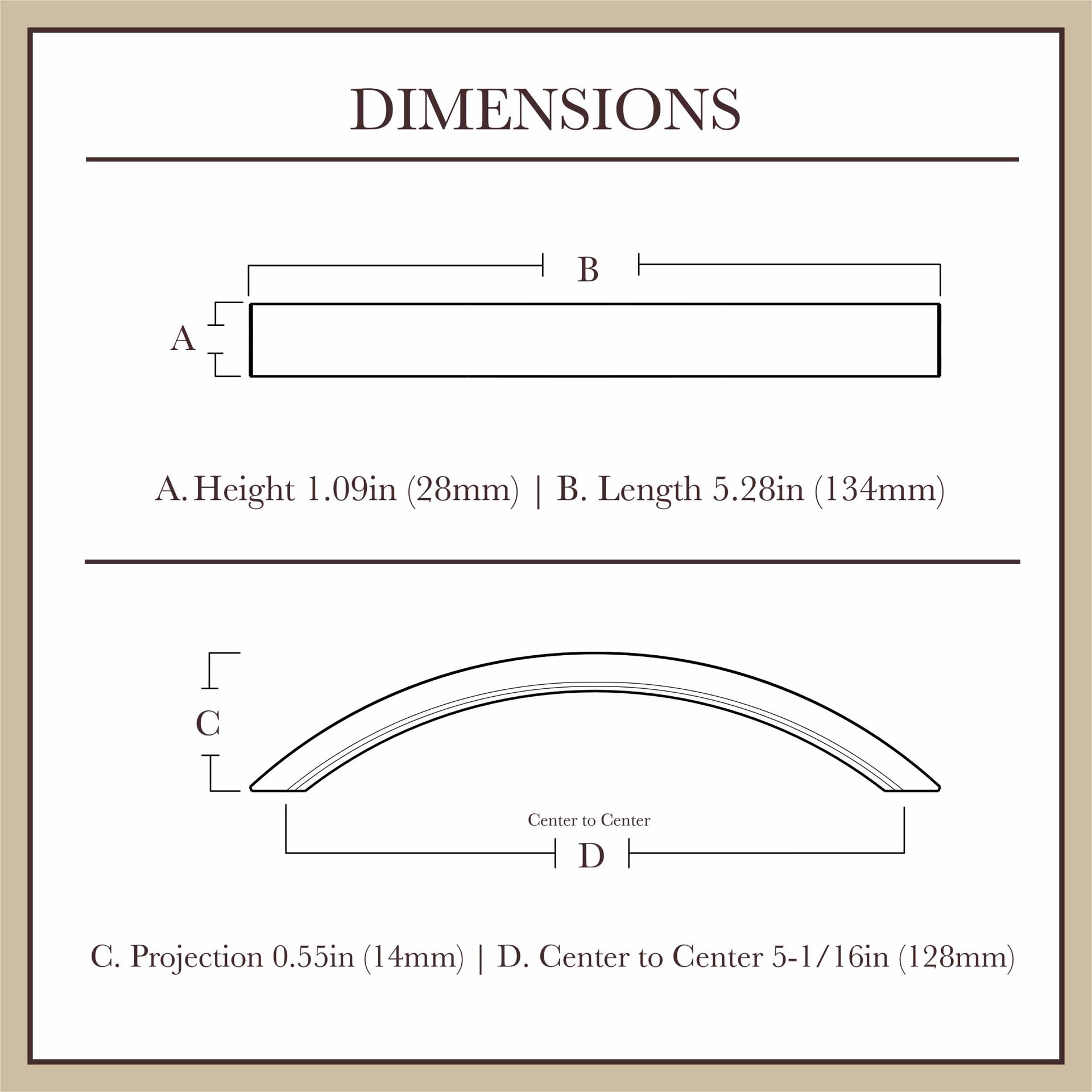 slide 6 of 6, allen + roth Alaric 5-1/16-in , 128mm Center to Center Satin Nickel Arch Handle Drawer Pull, 1 ct