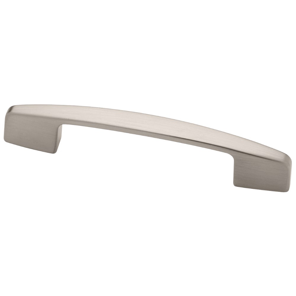 slide 1 of 6, allen + roth Milton 2-3/4-in or 3-in , 64mm or 76mm Center to Center Satin Nickel Dual Mount Arch Handle Drawer Pull, 1 ct