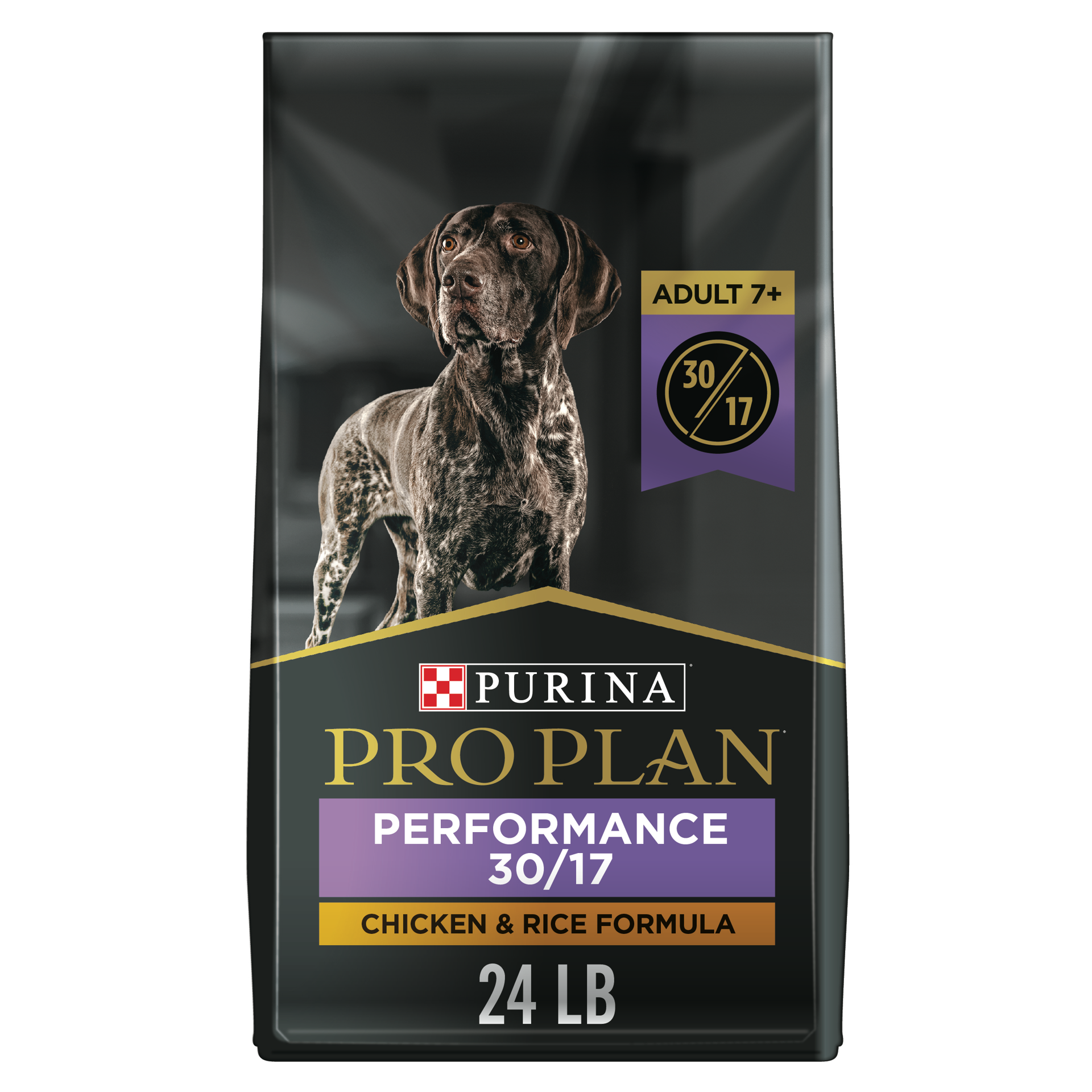slide 1 of 9, Purina Pro Plan Sport Adult 7 Plus Performance 30/17 Chicken and Rice Formula High Protein Dog Food, 24 lb