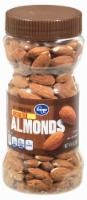 slide 1 of 1, Kroger Unsalted Dry Roasted Almonds, 8 oz