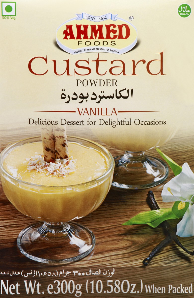 slide 1 of 4, Ahmed Custard Powder 300 g, 300 gram
