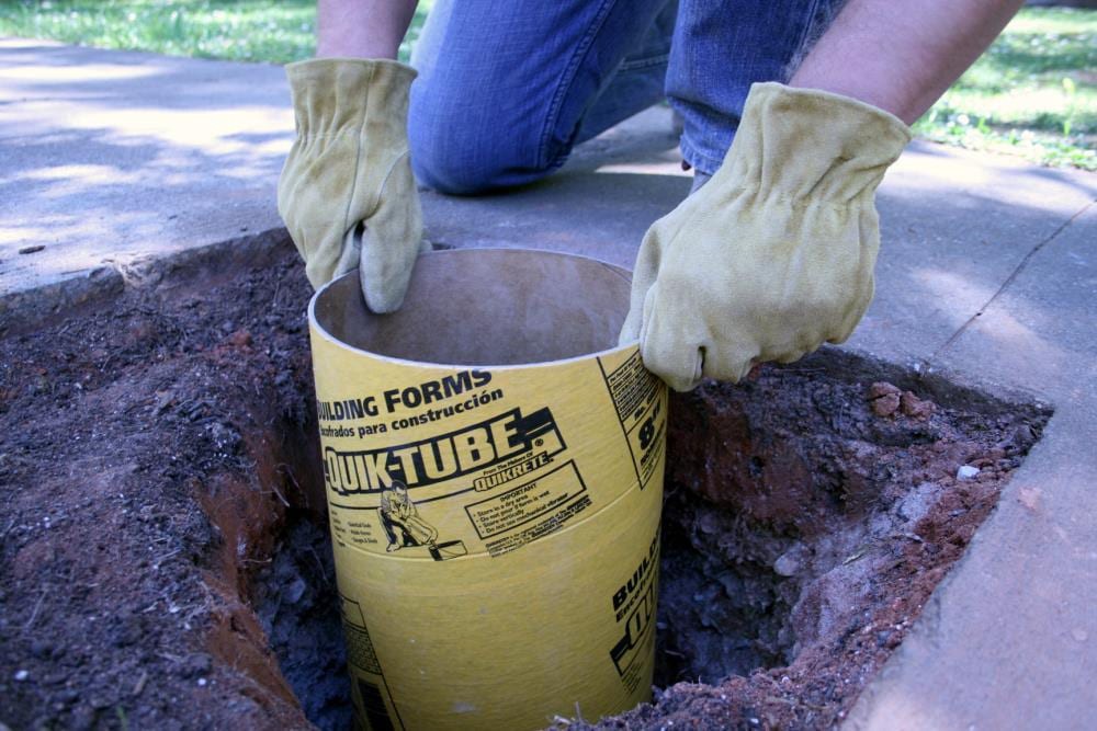 slide 3 of 5, QUIKRETE 16-in x 48-in Concrete Form Tube, 1 ct