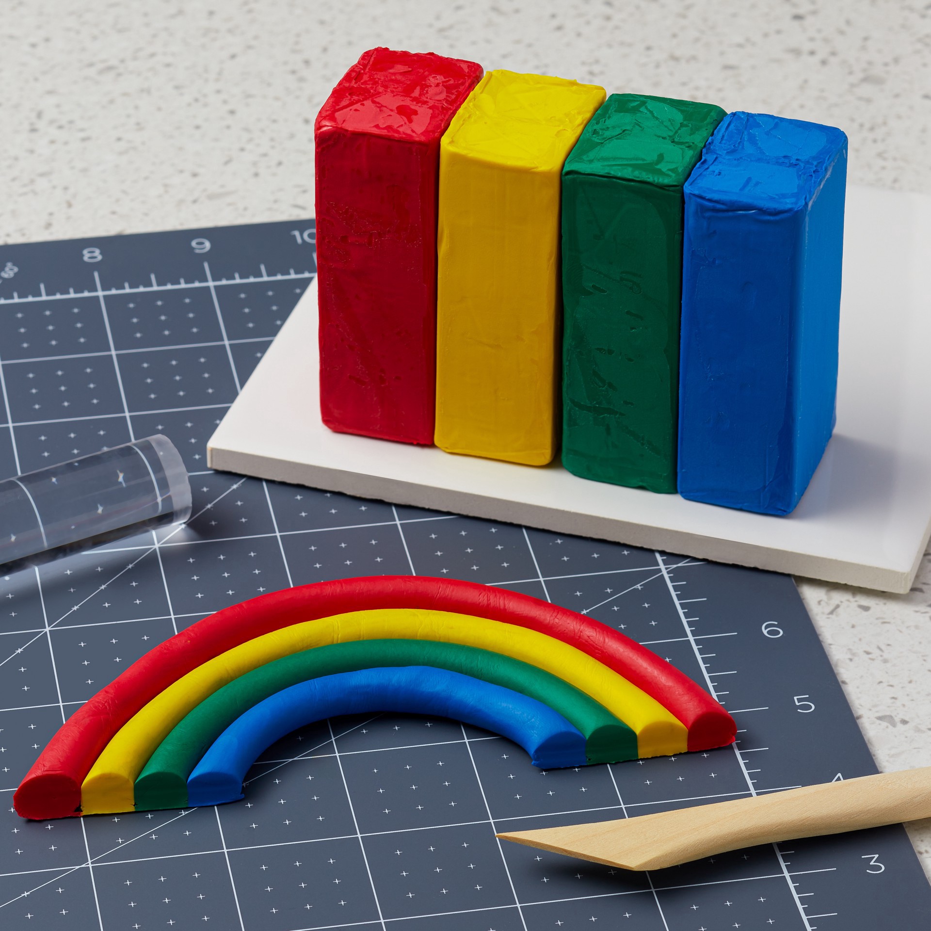 slide 2 of 4, Primary Plastalina Modeling Clay Set By Craft Smart, 1 lb