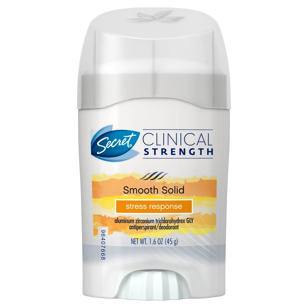 slide 7 of 7, Secret Clinical Strength Stress Response Soft Solid Antiperspirant & Deodorant for Women - 1.6oz, 1.6 oz