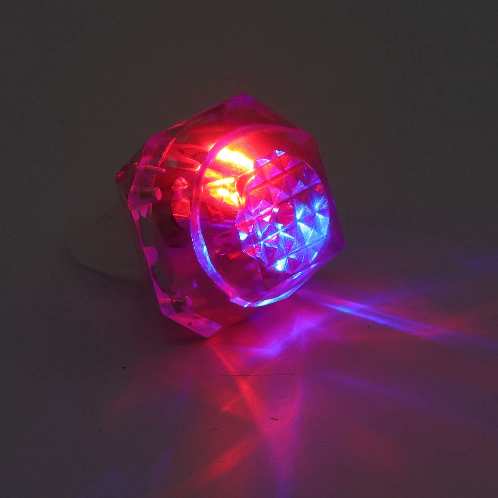 slide 4 of 4, 2" Purple Light-Up Ring By Celebrate It, 1.26 in x 1.26 in x 2 in
