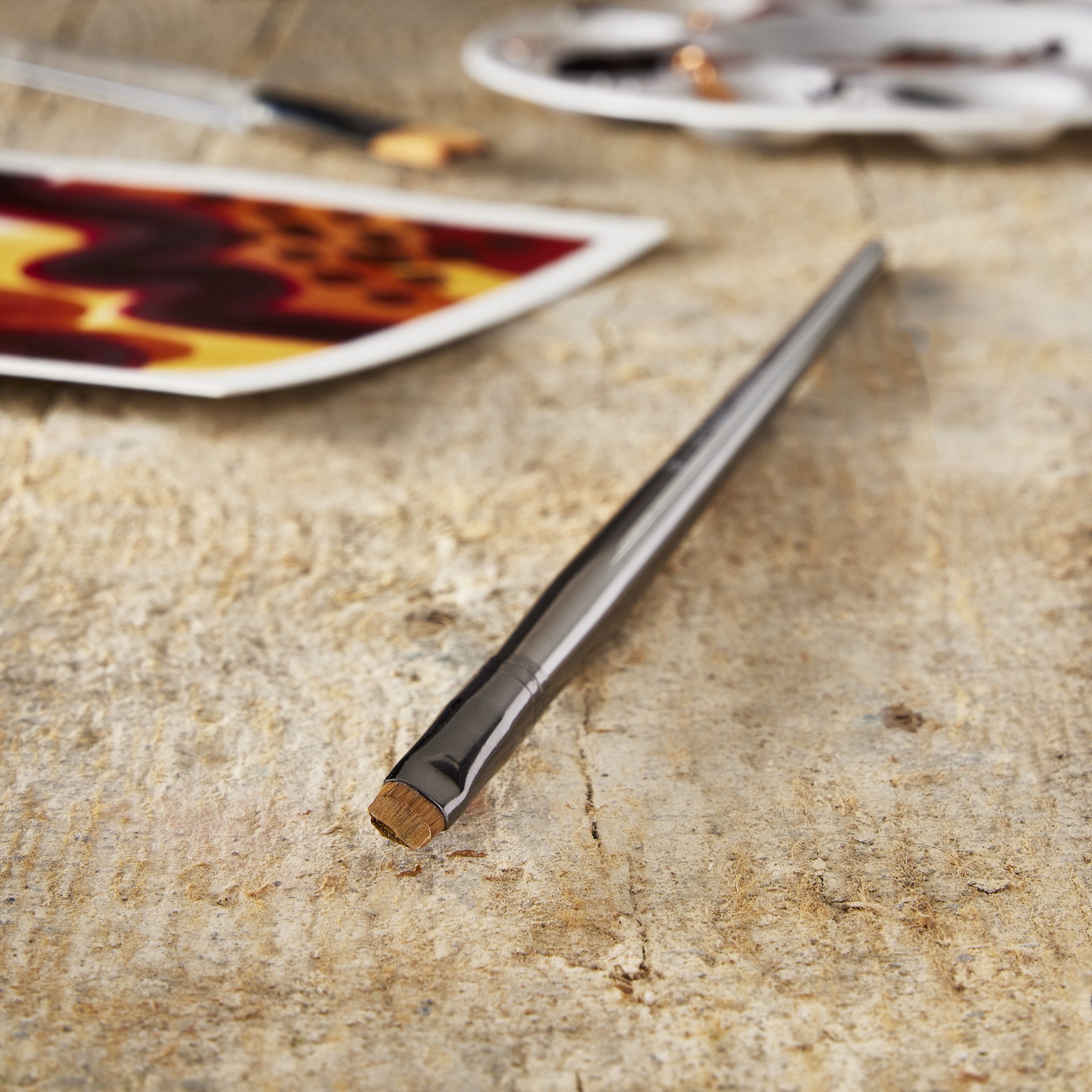 slide 2 of 2, Royal & Langnickel Zen Series 43 Long Handle Bright Brush, series 43