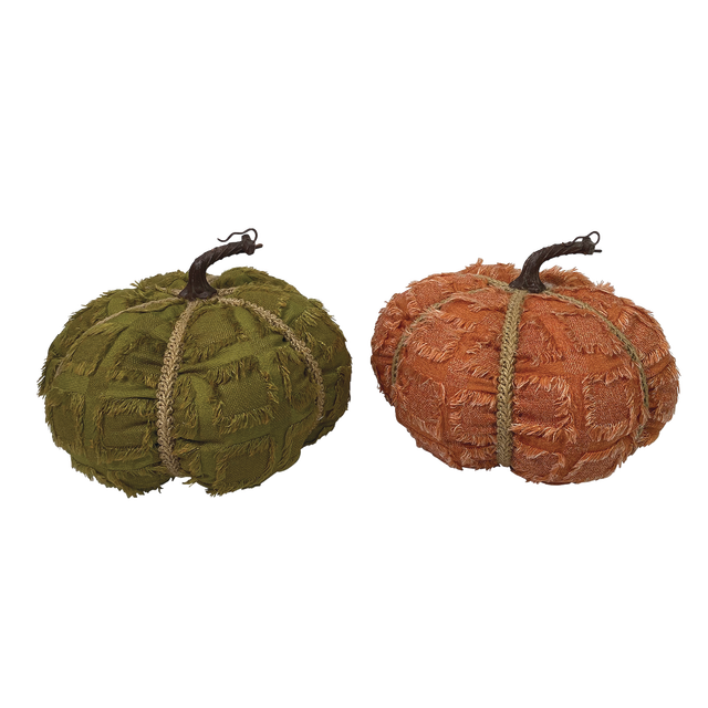 slide 1 of 1, CREATIVE HOME Fall Textured Plush Pumpkin, 1 ct