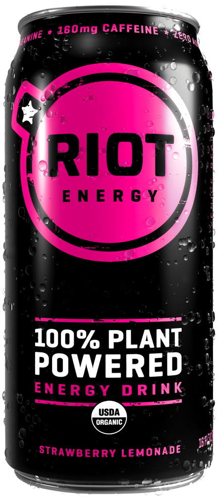 slide 3 of 4, Riot Energy Riot Strawberry Lemon Drink- 16 fl oz, 16 fl oz