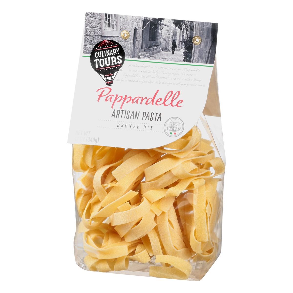 slide 2 of 9, Culinary Tours Pappardelle Bronze Die Artisan Pasta 12 oz, 12 oz