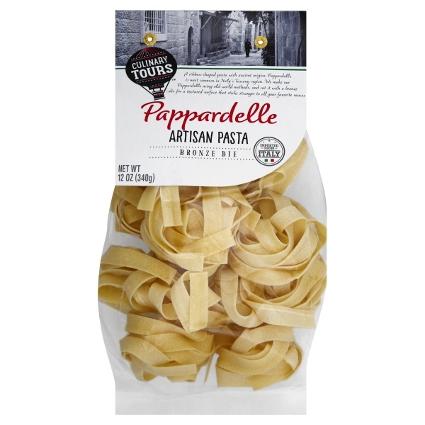 slide 1 of 1, Culinary Tours Bronze Die Artisan Pasta, Pappardelle, 12 oz