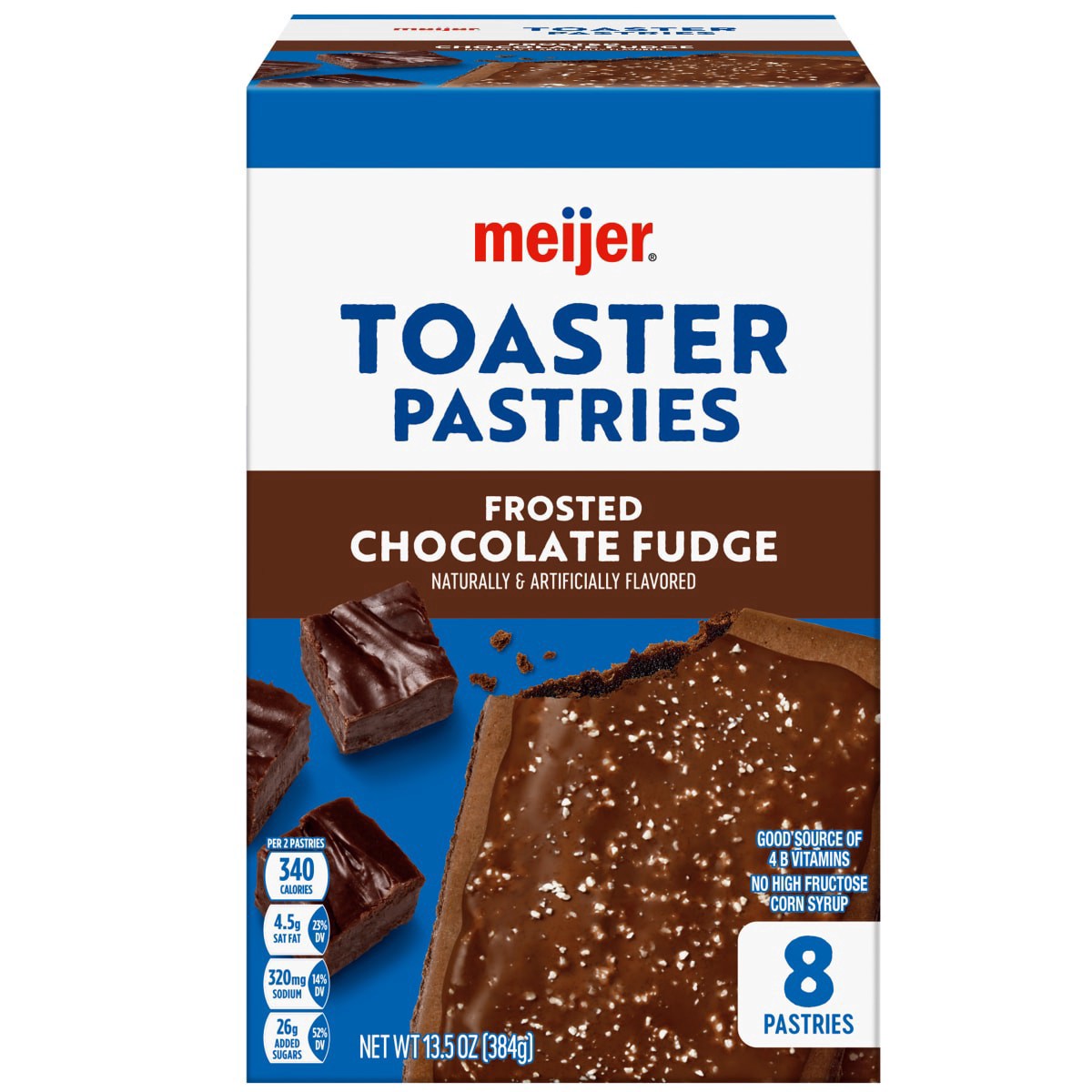 slide 1 of 29, Meijer Frosted Chocolate Toaster Treats, 8 ct