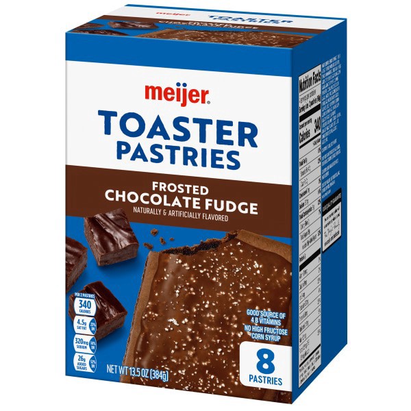 slide 8 of 29, Meijer Frosted Chocolate Toaster Treats, 8 ct