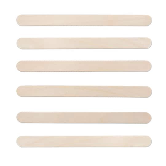 slide 1 of 5, Wood Craft Sticks By Creatology, 4.438 in x 0.312 in x 0.062 in
