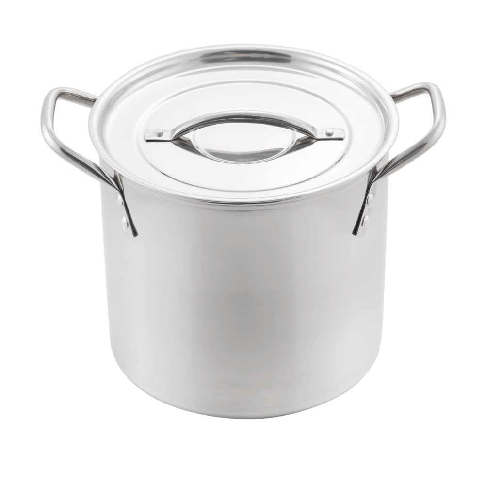 slide 1 of 1, Mcsunley Stainless Steel Stockpot, 12 qt