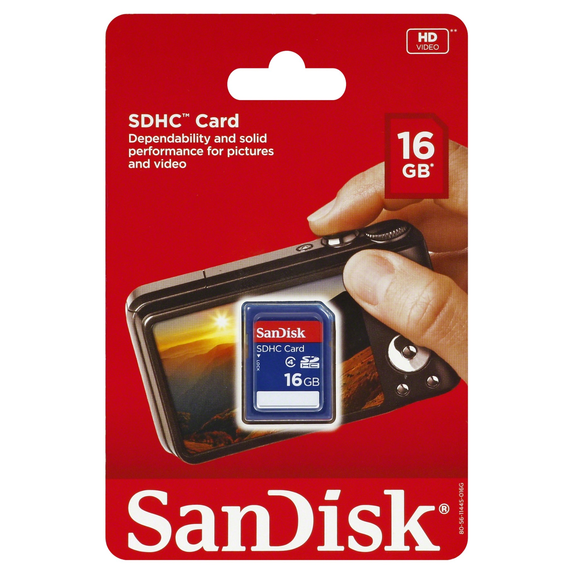 slide 1 of 3, SanDisk SDHC Card 1 ea, 1 ct