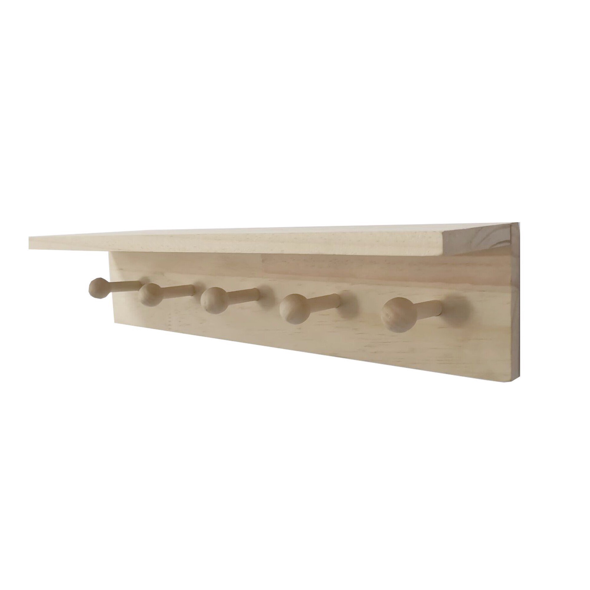 slide 2 of 3, 15.5" Pinewood Peg Shelf By Make Market, 15.5 in